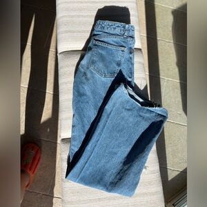Zara Blue Straight Leg Women's Jeans